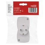 РАЗКЛОНИТЕЛ 220V 2 ГНЕЗДА EMOS