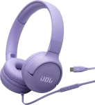 Жични on-ear слушалки JBL Tune T500, JBL Pure Bass, Лилави