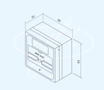 Авариен бутон двуполюсен CPK-860A+