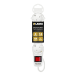 РАЗКЛОНИТЕЛ 4 ГНЕЗДА 1.5М С КЛЮЧ LAVAR