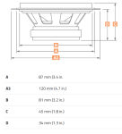 Hertz DCX 87.3, 3.4", 30W