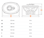 Hertz DCX 710.3, елипса, 7x10", 150W