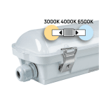 Индустриално LED линейно тяло IP66 с регулируема мощност