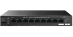 Гигабитов 10-портов PoE суич IP-COM G1110PF-8-120W, 8xPoE, 1xSFP