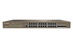 24 портов Layer 3 PoE суич, G5328P-24-410W
