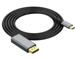КАБЕЛ USB-C/DISPLAY PORT МЪЖКИ 4K 60HZ 1.8M ATC