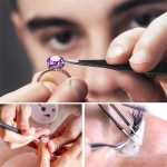 ПИНСЕТИ - КОМПЛЕКТ 10 БРОЯ ESD С КАЛЪФ