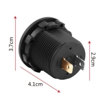 КИТ ИНДИКАТОР НА ЗАРЯД АВТО 12V + ВОЛТМЕТЪР ВОДОУСТОЙЧИВ