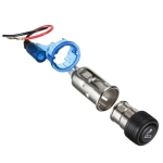 БУКСА АВТОЗАПАЛКА ЖЕНСКА С КАБЕЛ, 12VDC 10A КОМПЛЕКТ