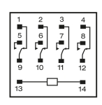 РЕЛЕ 220V 7A FINDER 55.34
