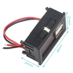 КИТ ИНДИКАТОР НА ЗАРЯД АВТО 12V + ВОЛТМЕТЪР + ЗАРЯДНО ЗА ТЕЛЕФОН