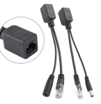 КОМПЛЕКТ POE ИНЖЕКТОР + СПЛИТЕР ЗА IP КАМЕРИ