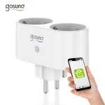 КОНТАКТ РАЗКЛОНИТЕЛ С 2 ГНЕЗДА ШУКО SMART WI FI GOSUND SP211 3500W