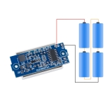 КИТ ИНДИКАТОР НА ЗАРЯД НА 4X3.7 / 14.8V LI-ION/LI-PO БАТЕРИЯ