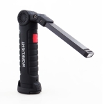 ЛАМПА ФЕНЕРЧЕ LED С АКУМУЛАТОРНА БАТЕРИЯ ПОДВИЖНА РАБОТНА С МАГНИТ И ЛУПА