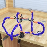 ТРЕТА РЪКА С USB LED ЛАМПА И ЛУПА