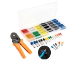 КАБЕЛНИ НАКРАЙНИЦИ ИЗОЛИРАНИ КОМПЛЕКТ 800 БР. С КЛЕЩИ ЗА КЕРБОВАНЕ КРИМПВАНЕ