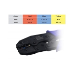 КАБЕЛНИ ОБУВКИ ИЗОЛИРАНИ КОМПЛЕКТ 700 БР. С КЛЕЩИ ЗА КЕРБОВАНЕ КРИМПВАНЕ