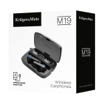 СЛУШАЛКИ БЕЗЖИЧНИ С МИКРОФОН И БЛУТУТ KRUGER&MATZ M19