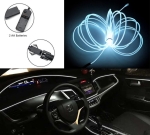 СВЕТОДИОДНА ЛЕНТА БЯЛА ЗА ИНТЕРИОРНО АМБИЕНТНО LED ОСВЕТЛЕНИЕ НА АВОМОМОБИЛ ИЛИ МЕБЕЛИ 3V 5М