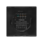 КЛЮЧ SMART WIFI+RF 433MHZ ДВОЕН ЗА ОСВЕТЛЕНИЕ ЧЕРЕН SONOFF T3 EU TX