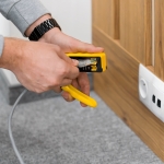 КЛЕЩИ ЗА КРИМПВАНЕ НА RJ12 RJ45 БУКСИ CAT 5/6/7 ПРОХОДНИ REBEL