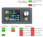 МОДУЛ DC/DC КОНВЕРТОР ПОНИЖАВАЩ 0.6V-36V 5A С РЕГУЛИРАНЕ НА ТОКА И ДИСПЛЕЙ