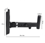 СТОЙКА ЗА ТОНКОЛОНИ ЗА СТЕНА-3