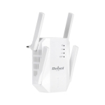 ПОВТОРИТЕЛ БЕЗЖИЧЕН WIFI УДЪЛЖИТЕЛ РАЗШИРИТЕЛ 2.4GHZ/5GHZ + 2 ПОРТА С 4 ВЪНШНИ АНТЕНИ REBEL