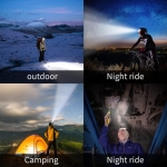 ФЕНЕРЧЕ ЗА ГЛАВА ЧЕЛНИК LED COB+XPE С АКУМУЛАТОР И СЕНЗОРНО УПРАВЛЕНИЕ 350LM