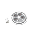 РАЗКЛОНИТЕЛ С КЛЮЧ 4 ГНЕЗДА 1.4 МЕТРА КАБЕЛ + ЗАРЯДНО С 1XUSB-A 1XUSB-C TECHNIK