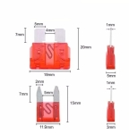 ПРЕДПАЗИТЕЛИ АВТОМОБИЛНИ СТАНДАРТ И МИНИ 220 БРОЯ В КУТИЯ С ЩИПКА КОМПЛЕКТ