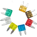 ПРЕДПАЗИТЕЛИ АВТОМОБИЛНИ МИНИ 100 БРОЯ В КУТИЯ С ЩИПКА КОМПЛЕКТ