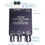 КИТ УСИЛВАТЕЛ 2X100W КЛАС D СГЛОБЕН С БЛУТУТ 5.0 XY-T100L