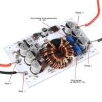 МОДУЛ DC/DC ПОВИШАВАЩ 12V-60V 10A 600W С РЕГУЛИРАНЕ НА ТОКА