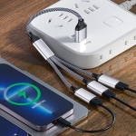 ПРЕХОД ХЪБ USB-C М/3XUSB Ж OTG С КАБЕЛ