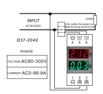 ЦИФРОВ КОМБИНИРАН ВОЛТМЕТЪР/АМПЕРМЕТЪР 300VAC 99.9A 1