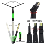 ЛАМПА LED С АКУМУЛАТОРНА БАТЕРИЯ ПОДВИЖНА РАБОТНА С МАГНИТ