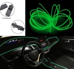 СВЕТОДИОДНА ЛЕНТА ЗЕЛЕНА ЗА ИНТЕРИОРНО АМБИЕНТНО LED ОСВЕТЛЕНИЕ НА АВОМОМОБИЛ ИЛИ МЕБЕЛИ 3V 5М