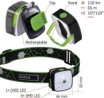 ФЕНЕРЧЕ ЗА ГЛАВА ЧЕЛНИК  5 LED С АКУМУЛАТОР