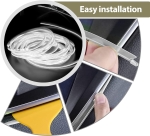 СВЕТОДИОДНА ЛЕНТА БЯЛА ЗА ИНТЕРИОРНО АМБИЕНТНО LED ОСВЕТЛЕНИЕ НА АВОМОМОБИЛ ИЛИ МЕБЕЛИ 12V 5М