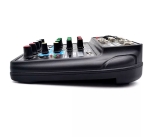 СМЕСИТЕЛ МИКСЕР С ЦИФРОВА АУДИО КАРТА A4 MP3/БЛУТУТ 4 КАНАЛА