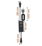 КАБЕЛ ЗАХРАНВАЩ АКТИВНА АНТЕНА ЗА ЦИФРОВА ЕФИРНА ТЕЛЕВИЗИЯ TV