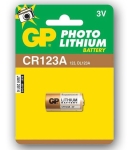 БАТЕРИЯ 3V CR123A GP