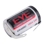 БАТЕРИЯ ЛИТИЕВА 3.6V 1200MAH 1/2АА CR14250 С ПЛАСТИНИ EVE