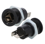 БУКСА АВТОЗАПАЛКА ЖЕНСКА ЗА ПАНЕЛ 24VDC 16A