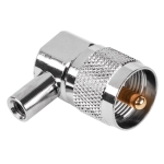 БУКСА UHF МЪЖКА ЗА RG58 RG59 ЪГЛОВА