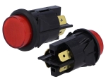 БУТОН СВЕТЕЩ OFF/(ON) 16A 28V DC
