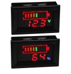 КИТ ЦИФРОВ ВОЛТМЕТЪР ИНДИКАТОР ЗАРЯД НА АКУМ. 6-100V /12V/