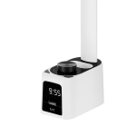 LED ЛАМПА НАСТОЛНА С ЧАСОВНИК И ЗАРЯДНО QC PD REBEL